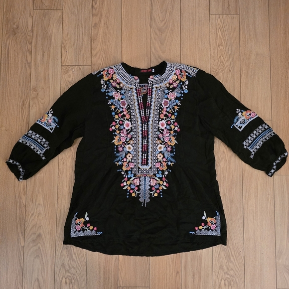 Johnny Was Sarabeth Tunic Top- M - Picture 1 of 13